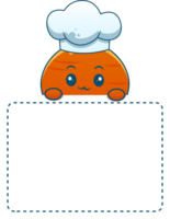 cute cartoon text box label png