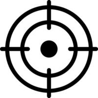 Aim icon Winner target goal icon Success Stencil vector illustration