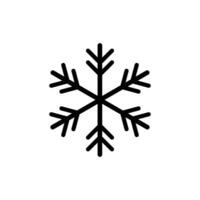 Snowflake icon sign vector