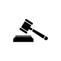 Gavel Icon, Gavel symbol Vector