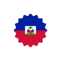 Haití bandera png etiqueta Insignia