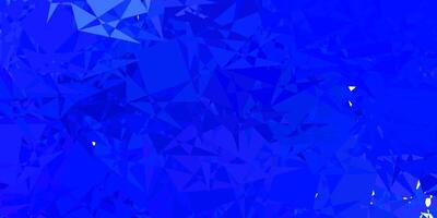 Light BLUE vector background with polygonal forms.