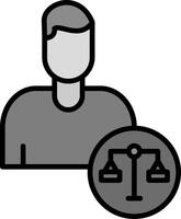 Lawyer Vector Icon