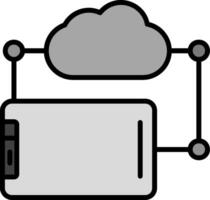 icono de vector de transferencia de datos