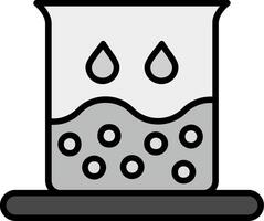 icono de vector de vaso de precipitados