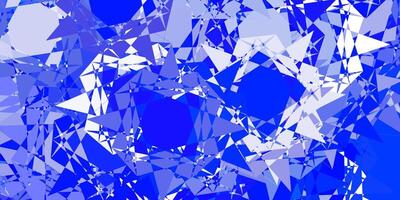 Light blue vector backdrop with triangles, lines.