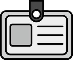 Identification Card Vector Icon