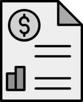 Paper Bills Vector Icon