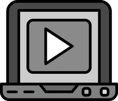 icono de vector de vídeo