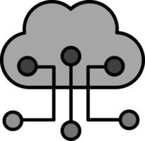 Cloud Configuration Vector Icon