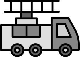 Ladder Truck Vector Icon