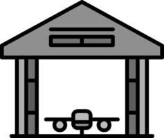 Hangar Vector Icon