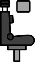 icono de vector de asiento