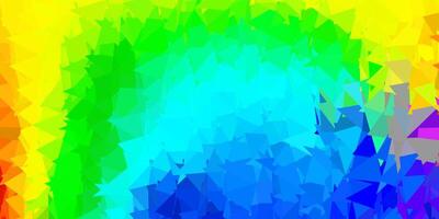 Dark multicolor vector gradient polygon design.