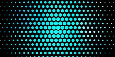 Dark BLUE vector texture with circles.