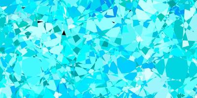 Dark BLUE vector texture with random triangles.