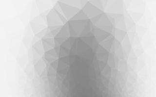 Light Silver, Gray vector triangle mosaic template.