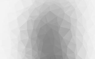 Light Silver, Gray vector shining triangular background.