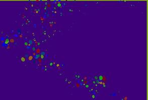 Light Multicolor, Rainbow vector background with bubble shapes.