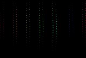 Dark Multicolor, Rainbow vector layout with elements of cards.