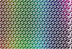 Light Multicolor, Rainbow vector pattern with bubble shapes.