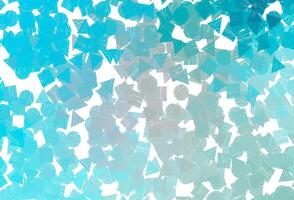 Light  blue vector texture in poly style with circles, cubes.