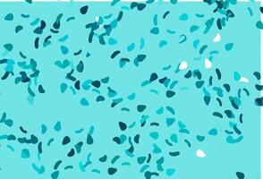 Light BLUE vector texture with random forms.