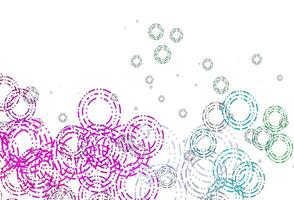 Light Multicolor, Rainbow vector template with circles.