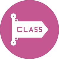 icono de vector de clase