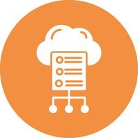 Cloud Server Vector Icon