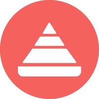 Pyramid Chart Vector Icon