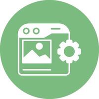 Content Management Vector Icon