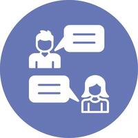 Conversation Vector Icon