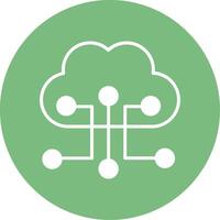 Cloud Configuration Vector Icon