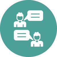 Conversation Vector Icon