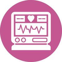 Electrocardiogram Vector Icon