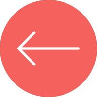 Left Arrow Vector Icon