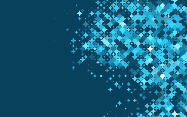 Light BLUE vector template with sky stars.