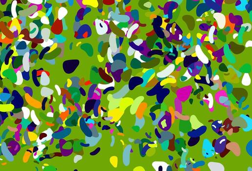 Light Multicolor, Rainbow vector background with abstract forms.