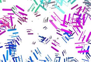Light Multicolor, Rainbow vector background with straight lines.