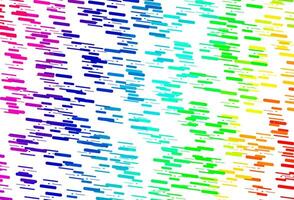 Light Multicolor, Rainbow vector pattern with narrow lines.