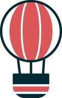 Hot Air Balloon Vector Icon