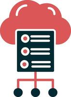 Cloud Server Vector Icon