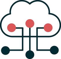 Cloud Configuration Vector Icon