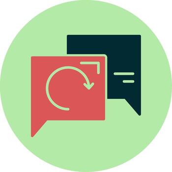 sincronizando vector icono