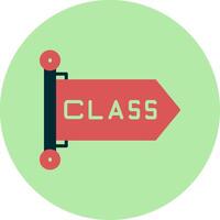 icono de vector de clase