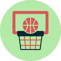 icono de vector de baloncesto