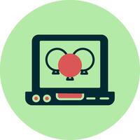 icono de vector de laptop