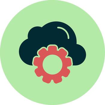 Cloud Computing Vector Icon