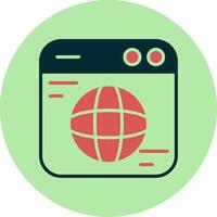 icono de vector web